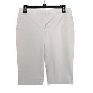THEORY Light Gray Bermuda Shorts Size 4